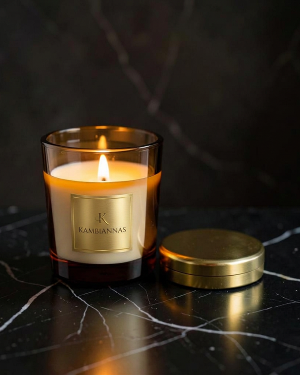 Amber Noir Luxury Candle